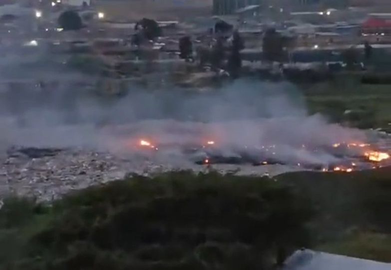 May be an image of fire