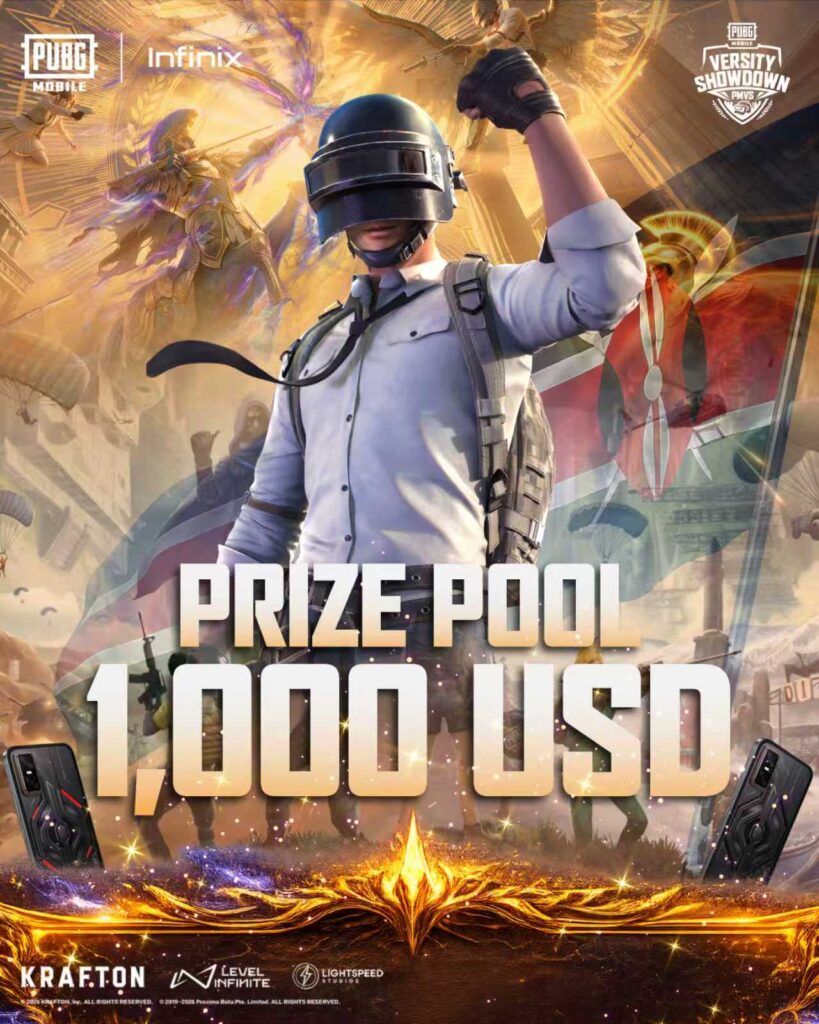 PUBG Mobile & Infinix Ignite Kenya Varsity Showdown With $1,000 Prize Pool and 10 GT 30 Pro Smartphones